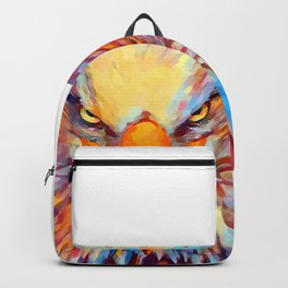 Bald Eagle Watercolor Backpack
