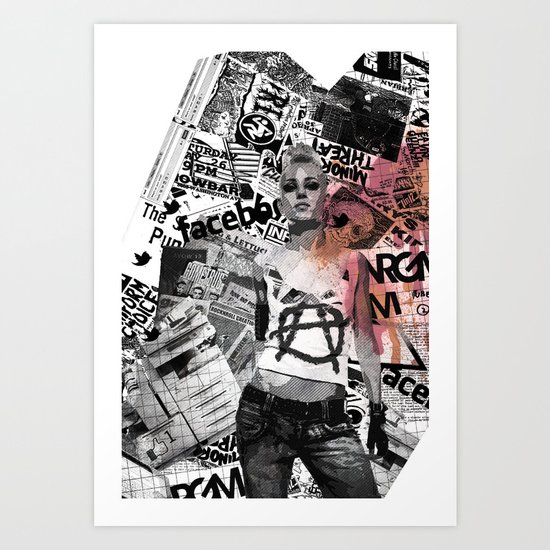 Zines Art Print