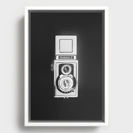 Vintage Camera Framed Canvas