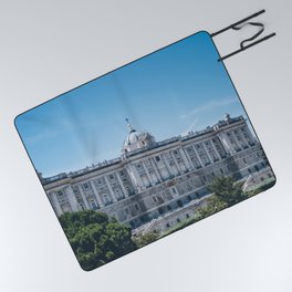 Spain Photography - Royal Palace Of Madrid Under The Blue Sky  Picnic Blanket
