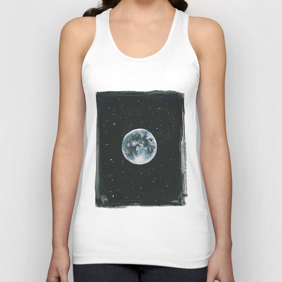 Moon Unisex Tank Top