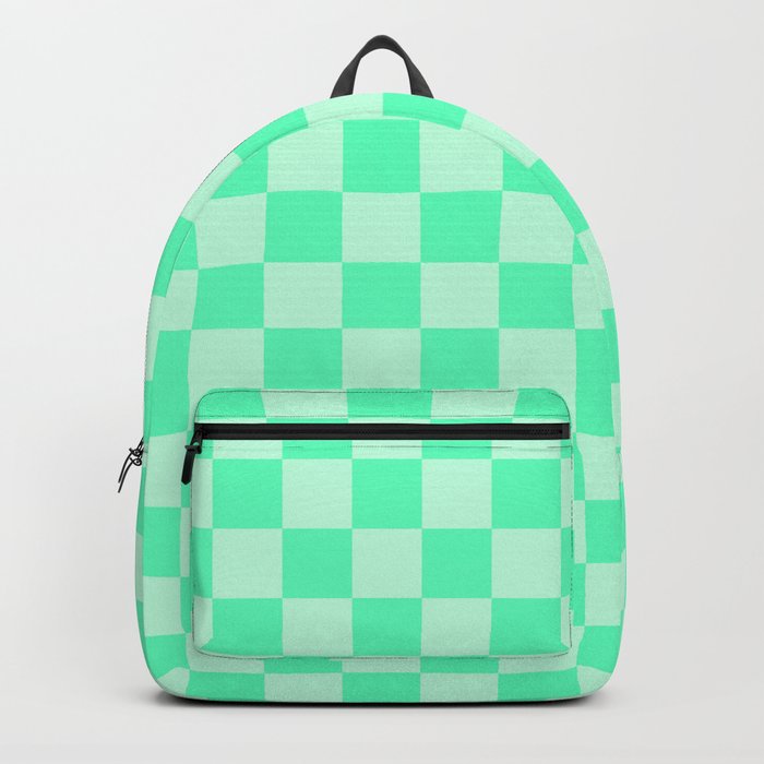 mint green rucksack