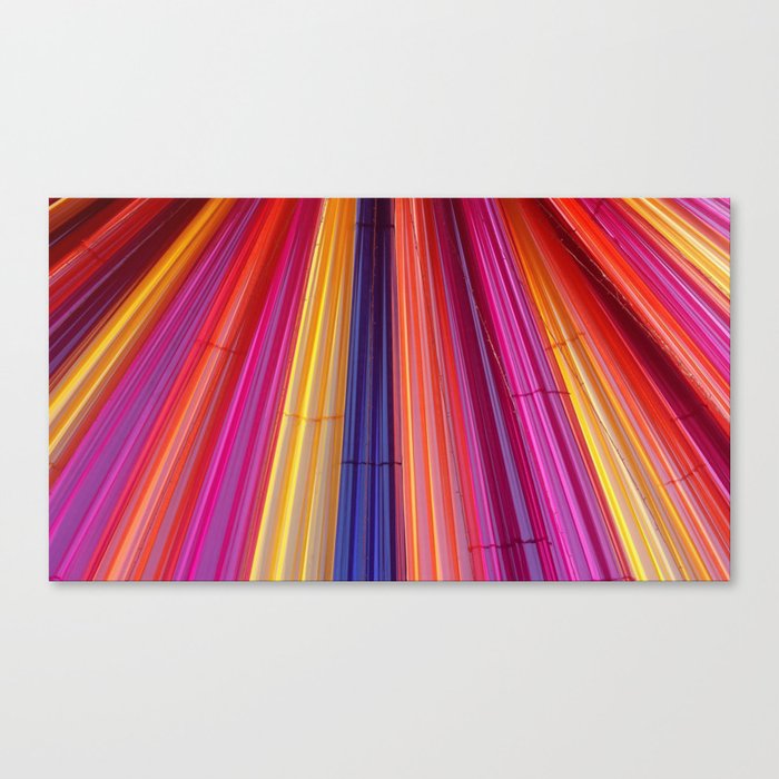 Colorful Tubes Canvas Print