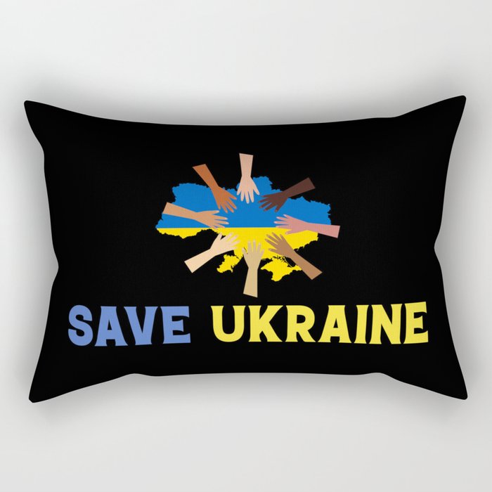 Save Ukraine Rectangular Pillow