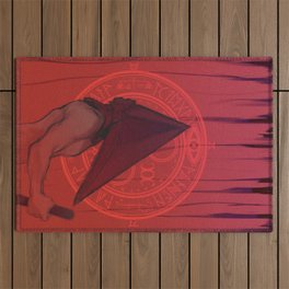 Red Executioner Outdoor Rug