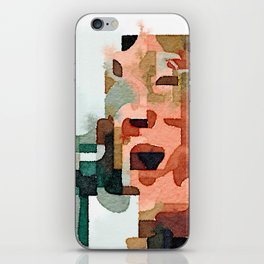 Fab Four (John) Abstract Watercolor Painting iPhone Skin