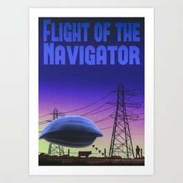 Flight Of The Navigator Art Print