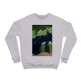 Decadent Young Woman after the Dance Crewneck Sweatshirt
