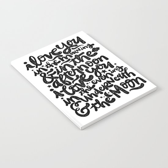 LOVE YOU IN THE MORNING... Notebook