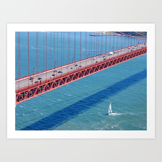 Under the Golden Gate Art Print