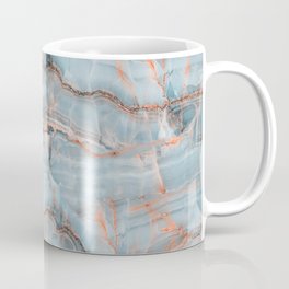 Aqua tone onyx marble Mug