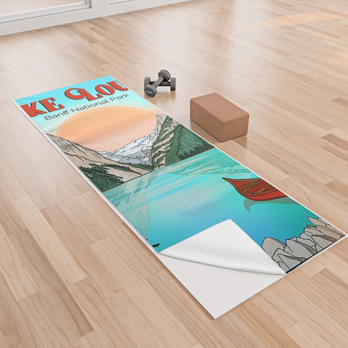 Lake Louise Yoga Towel