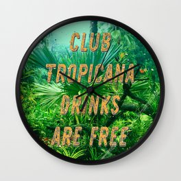 Club Tropicana #1 – A Hell Songbook Edition Wall Clock