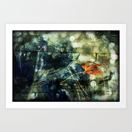 Beneath the Ice Art Print