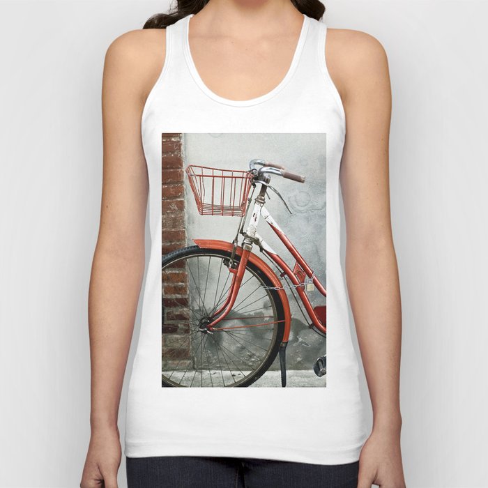 Red bicycle Tank Top