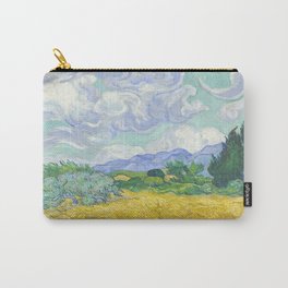Vincent van Gogh Wheat Field with Cypresses Carry-All Pouch