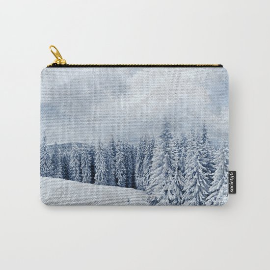 Pretty winter scenery landscape Carry-All Pouch