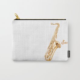 Blue note art design_saxohphone Carry-All Pouch