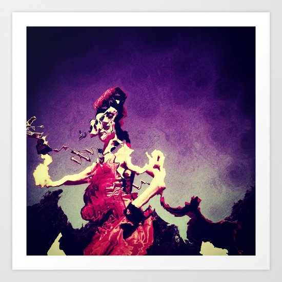 Distorted reality Art Print