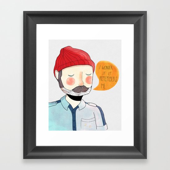 I Wonder If It Remembers Me Framed Art Print