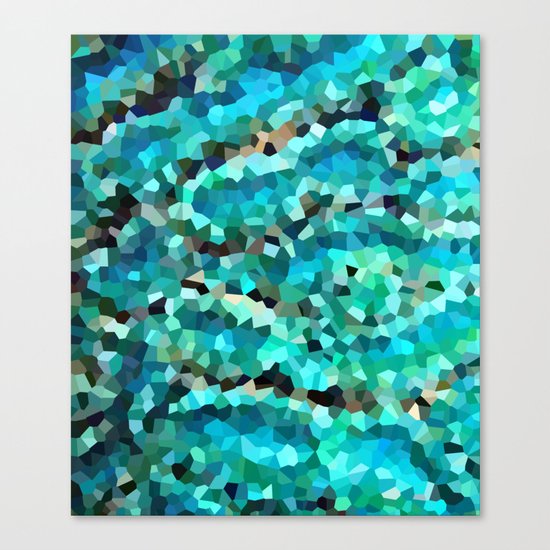 Mermaid Fish Tail Scales Canvas Print