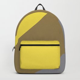 Grey Yellow Brown Line Design Solid Colors 2021 Color of the Years and Accent Hue Backpack | Stripes, 2021, Brown, Colors, Colours, Bold, Shapes, Gray, Minimal, Lines 