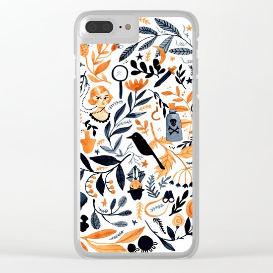 A Mysterious Mystery Clear iPhone Case