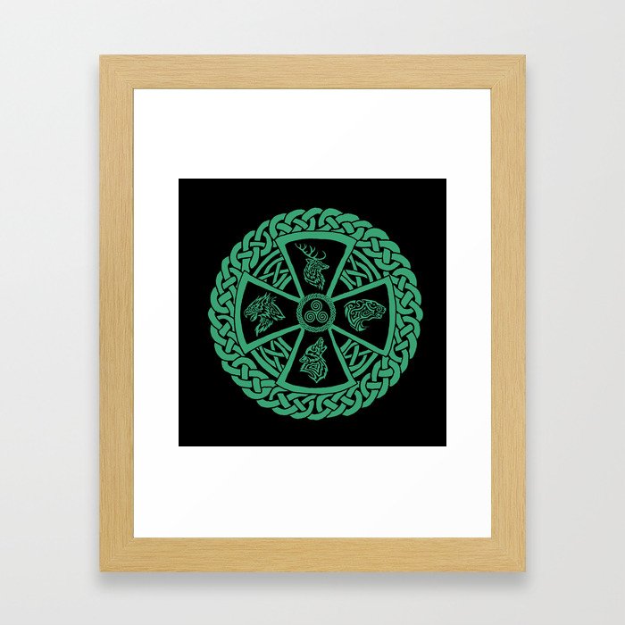 Celtic Nature Framed Art Print