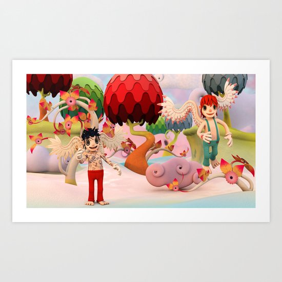 Not your Heaven Art Print