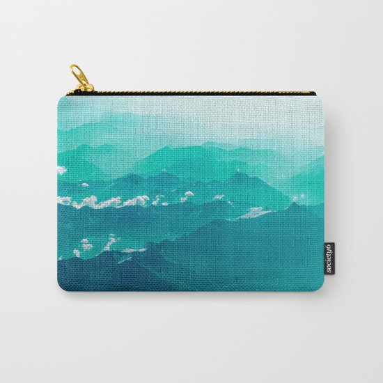 Mountain Waves Carry-All Pouch
