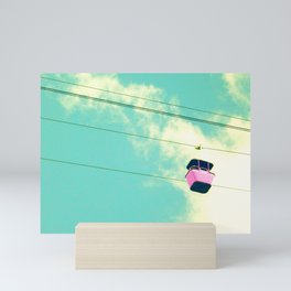 Pink Gondala Ride Mini Art Print