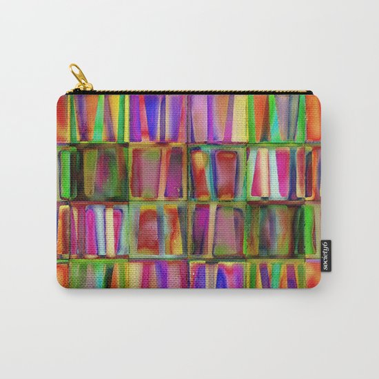 The Colorful World of Books Carry-All Pouch