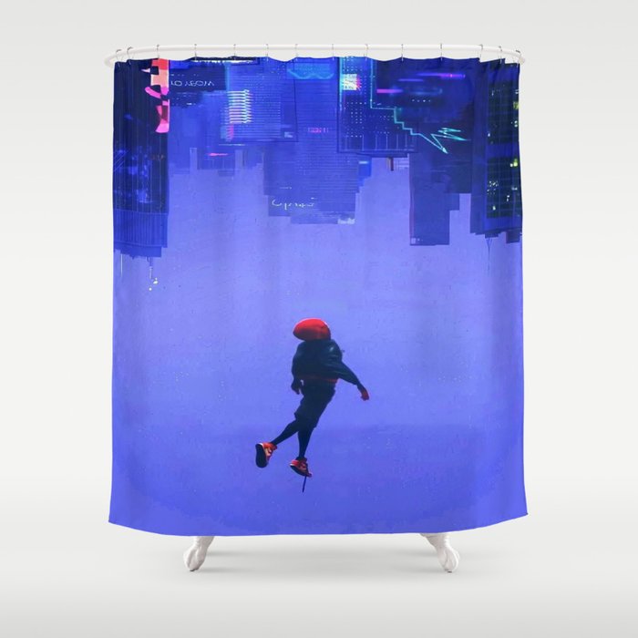 miles morales 4 Shower Curtain