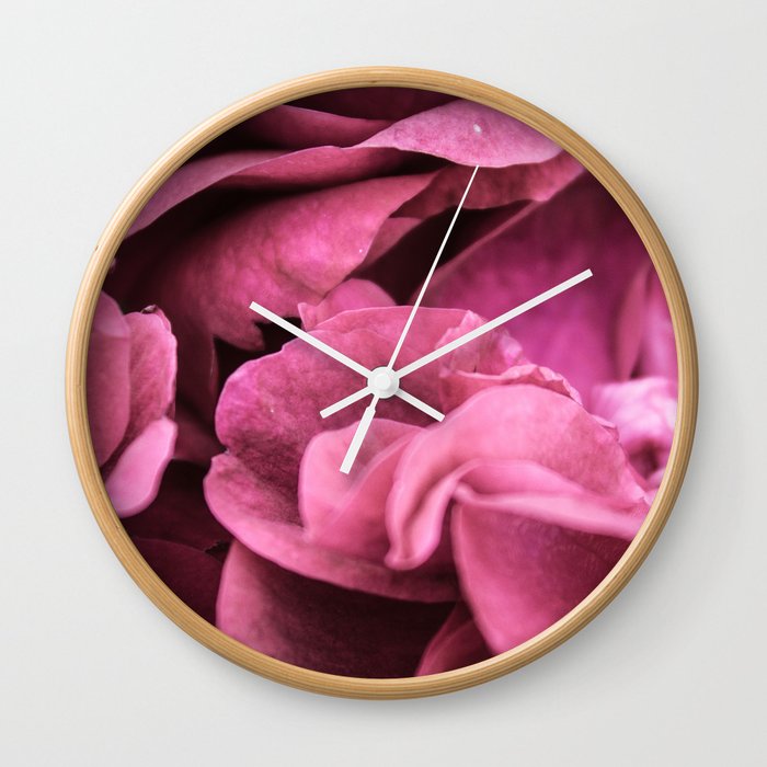 Rose I Wall Clock