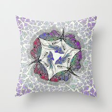 BUTTERDOLPHINS Throw Pillow