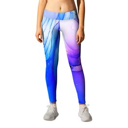 Beautiful abstract art of colorful fluid paint Leggings | Digital, Colored Pencil, Colorful, Oil, Graphicdesign, Street Art, Abstract, Ink, Illustration, Fluidpaint 