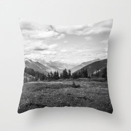 MOUNTAIN LANDSCAPE V Throw Pillow