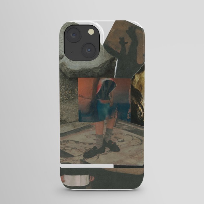 hidden, camouflage collage iPhone Case