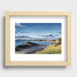 Newborough Beach, Anglesey, North Wales Recessed Framed Print