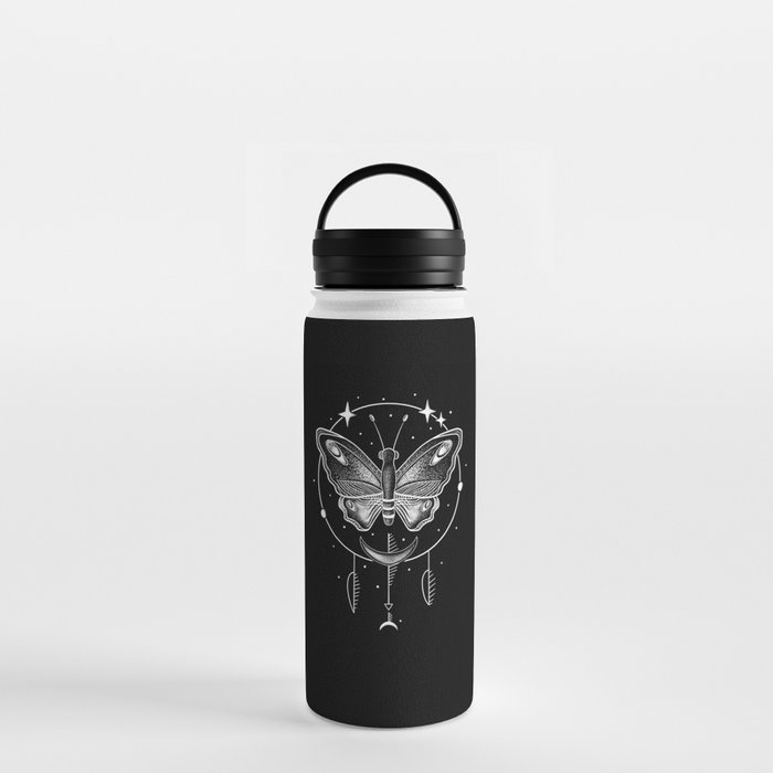 Magic Butterfly Tattoo Art Insect Gothic Water Bottle