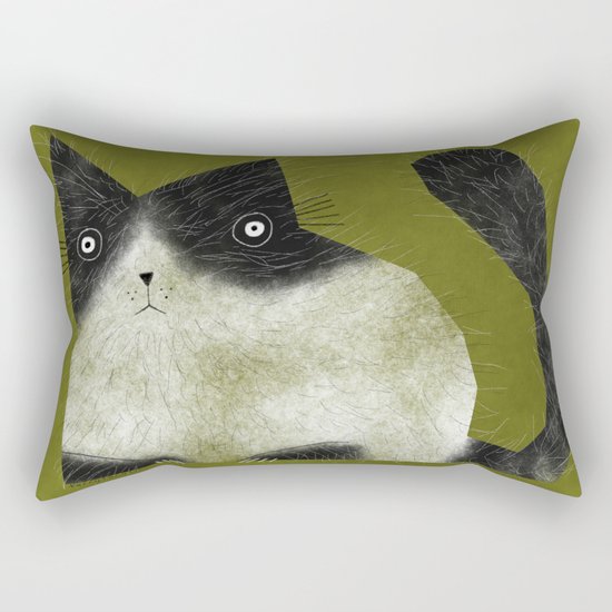 BRISTLE CAT Rectangular Pillow