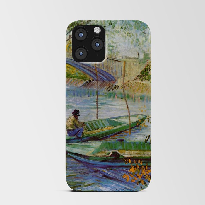 Vincent Van Gogh Fishing in the Spring 1887 iPhone Card Case