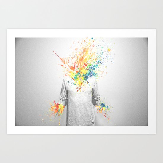 Colorful Madness Art Print