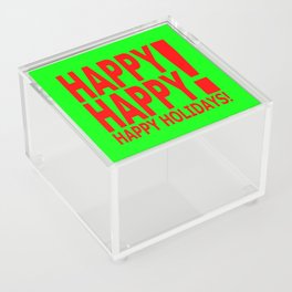 Happy Happy! Happy Holidays! Acrylic Box