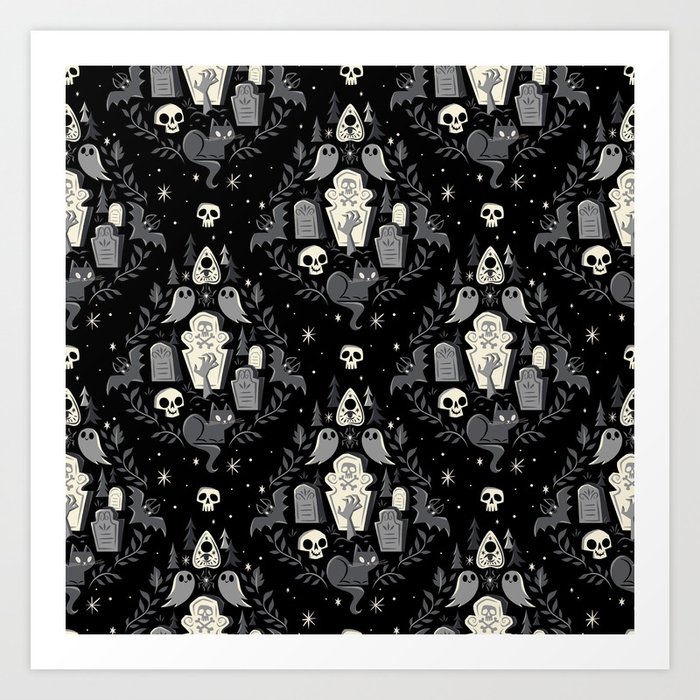 Graveyard Ghouls Kunstdrucke Graveyard Ghouls Kunstdrucke