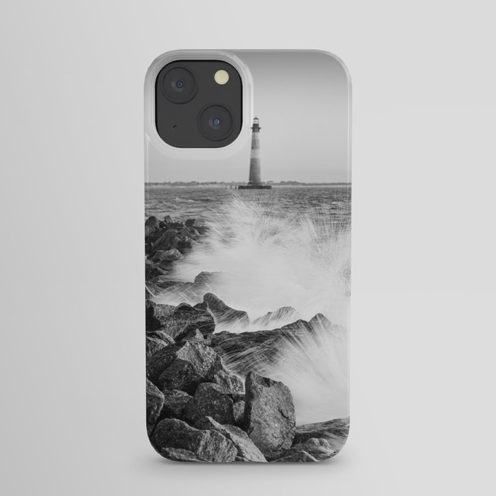 Morris Island Light Splash iPhone Case