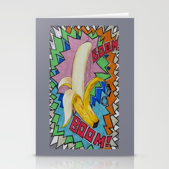 Banana Boom Boom! Stationery Cards
