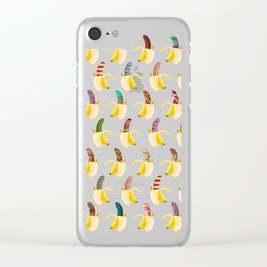Anna Banana Clear iPhone Case