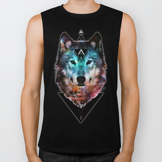 Sacred Wolf Biker Tank