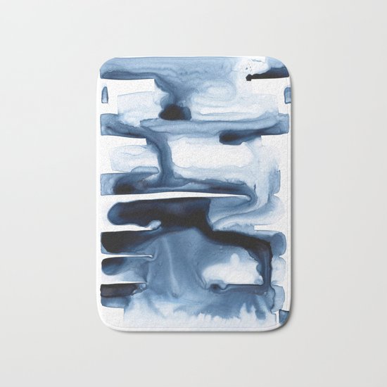 Abstract Indigo no. 1 Bath Mat